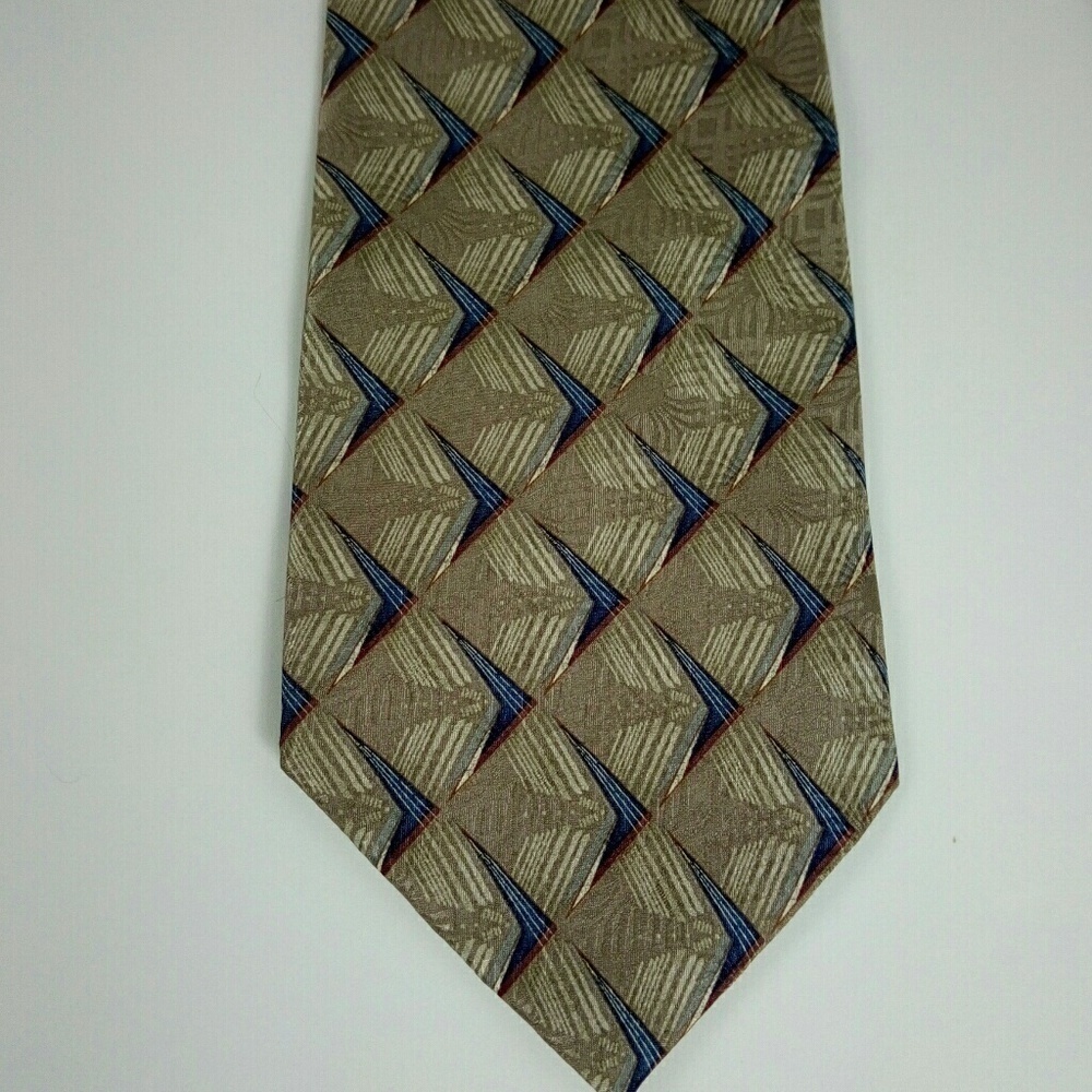 Bill Blass Silk Gray Blue Neck Tie 3.75x59.5